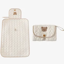 Alfombrilla cambiador impermeable plegable para bebé: práctica
