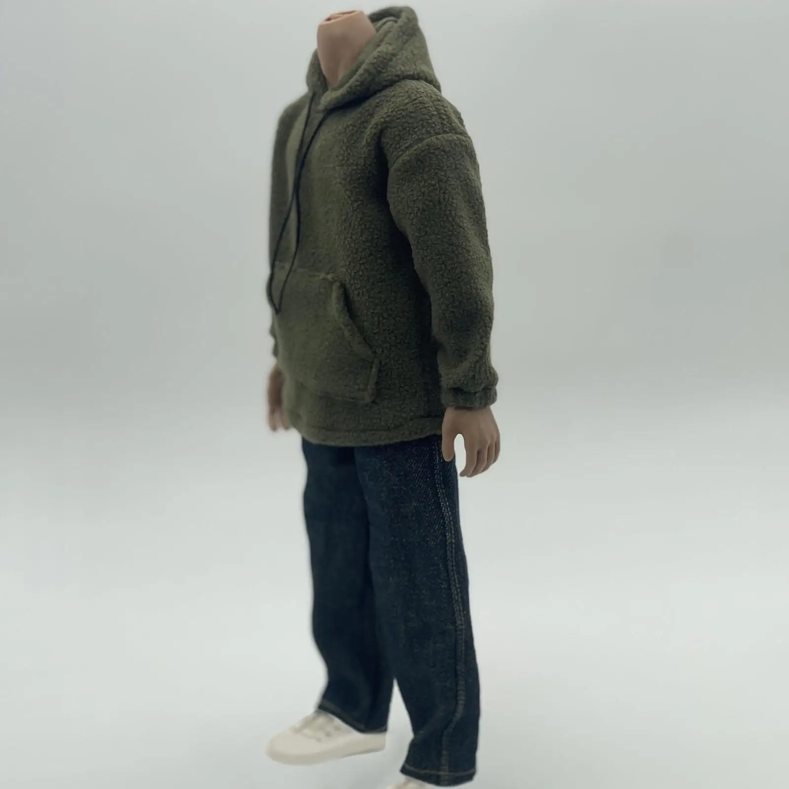 2 Pieces 1/6 Scale Hoodies and Jeans Garment Costume Miniature Clothing for 12 inch Male Figures Doll Model Dress up Accs 2 Pieces 1/6 Scale Hoodies and Jeans Garment Costume Miniature Clothing for 12 inch Male Figures Doll Model Dress up Accs