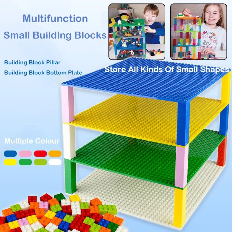 Placa base de doble cara 32x32 16x32, placas de bloques clásicas de ladrillo de construcción, pieza de montaje de bloques de plástico DIY, marcas compatibles con juguetes