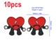 10pcs Love Heart