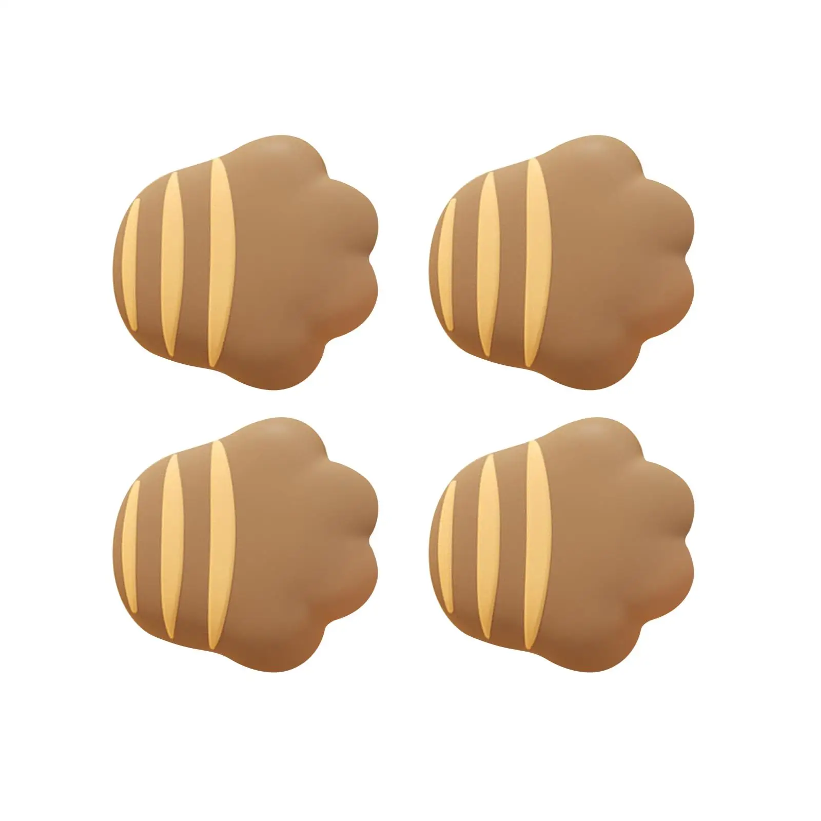 4Pcs Corner Protector Paw Print Cute Table Corner Guards for Cupboard Desk