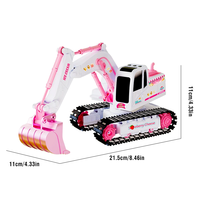 Coche radiocontrol de construcción con excavadora, regalo infantil - imagen 4