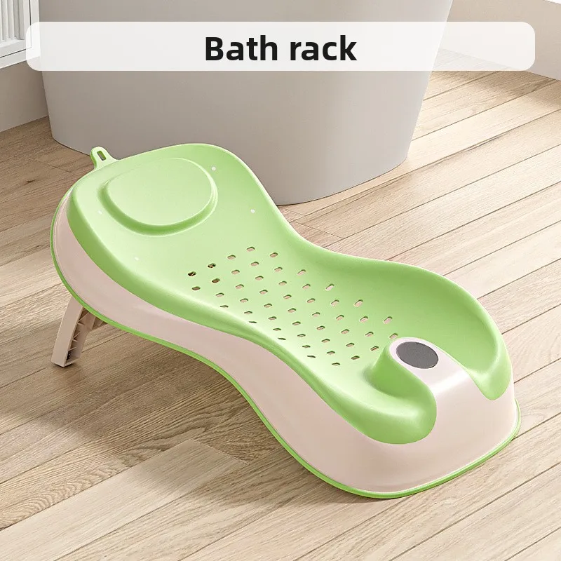 Rejilla de baño con detección de temperatura para bebés, diseño reclinable/dormir, Universal para bañeras, almohadilla antideslizante, adecuada para recién nacidos. - imagen 5