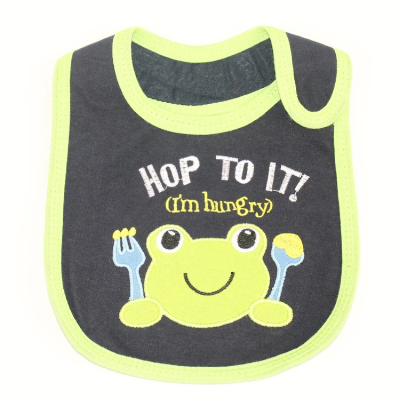 Babero bordado sin mangas para alimentación de bebé, ropa de Saliva para eructar, dibujos animados - imagen 5