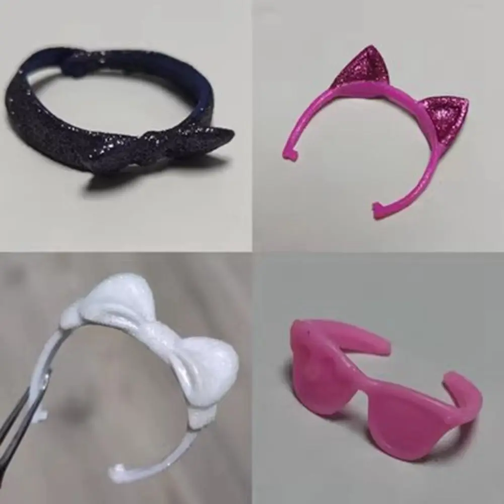 Mini gafas de diadema para muñeca, colgantes para las orejas, accesorios para muñeca, sombrero de béisbol, varios estilos para niños, 30cm, 1/6 - imagen 3