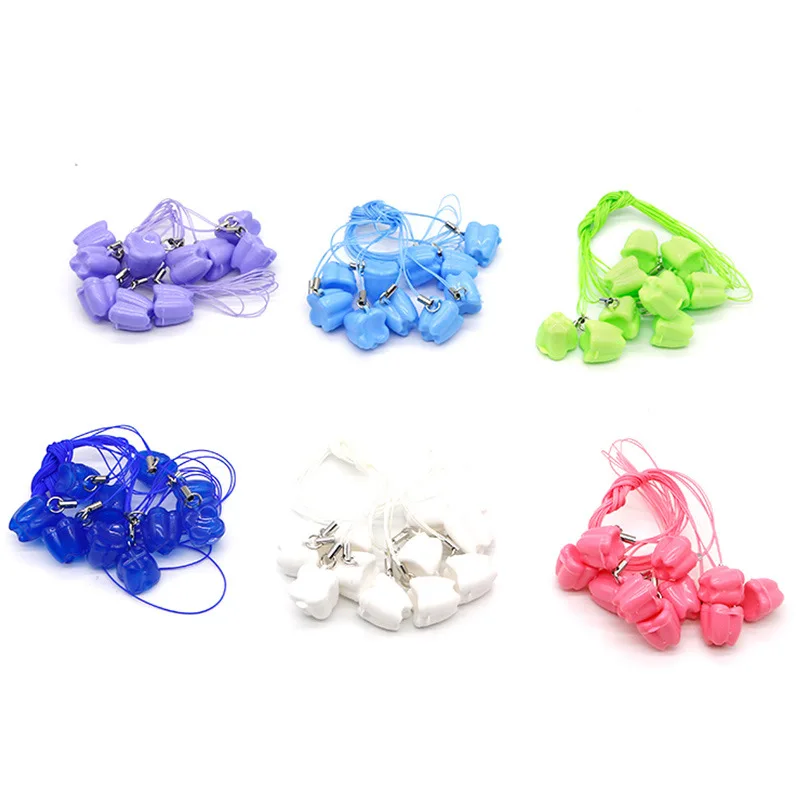 Mini caja para dientes de bebé con cuerda, contenedor para dientes de leche, organizador para niños y bebés, cajas de almacenamiento de plástico para niño y niña - imagen 3