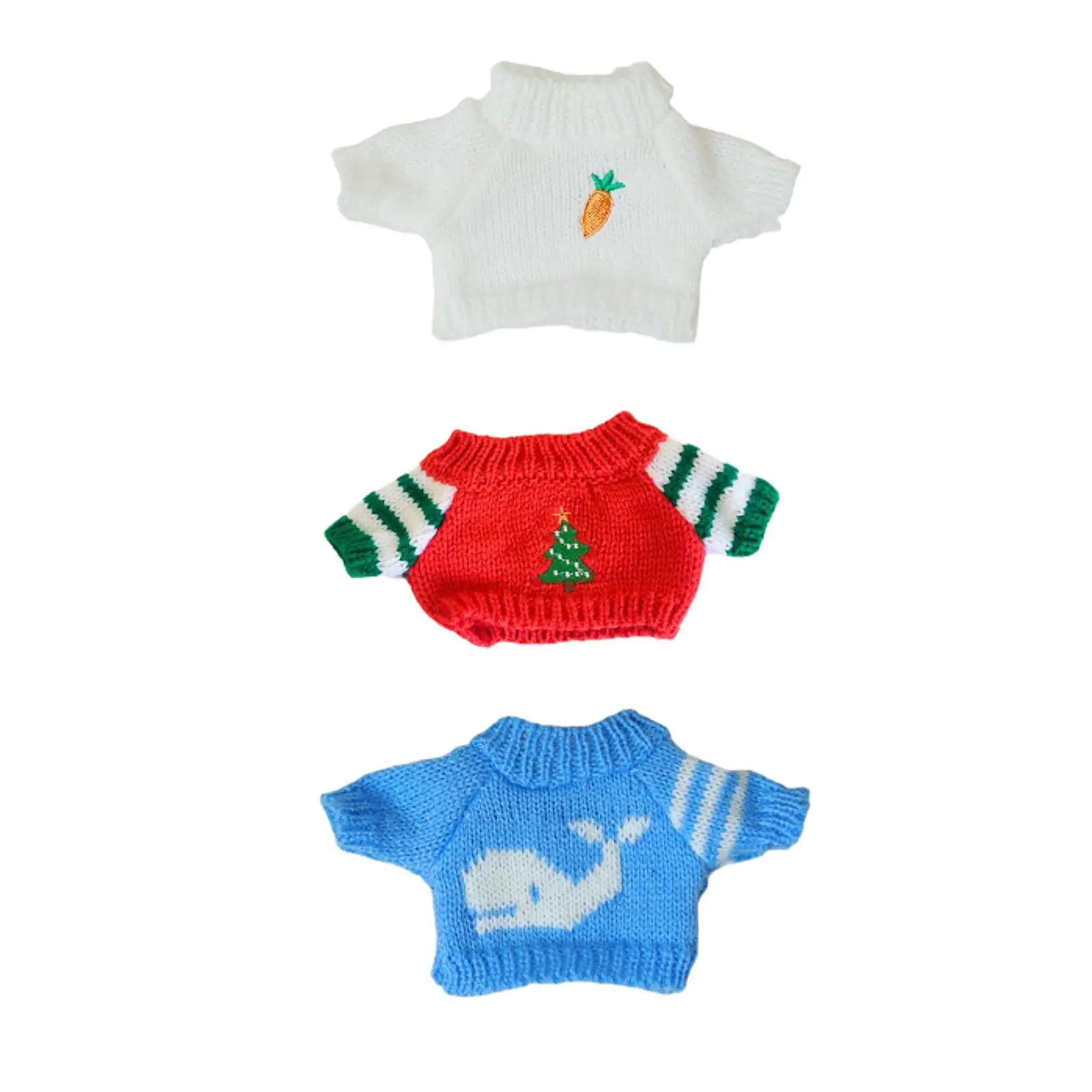 Doll Clothes Lightweight Dress up Decorating 20cm Pendant Dolls Cute Removable Decor Soft Doll Clothing Doll Sweater Accessory