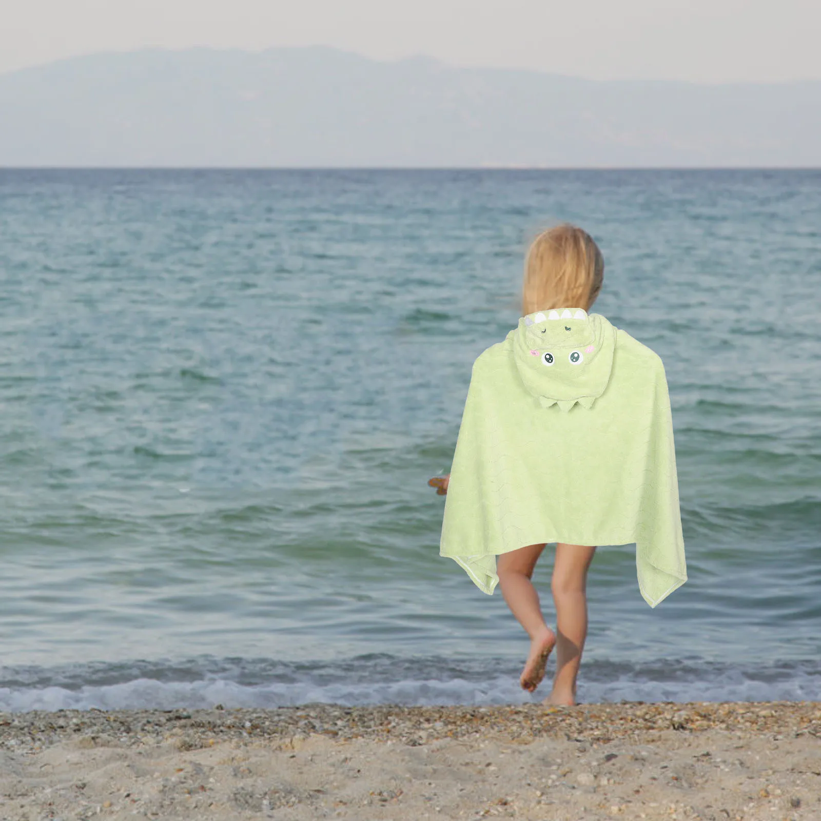Toalla con capucha para niños pequeños, albornoz para niños, forro polar Coral Ultra suave, capucha de dinosaurio de secado rápido, toallas con capucha para niños y niñas, manta de baño - imagen 3