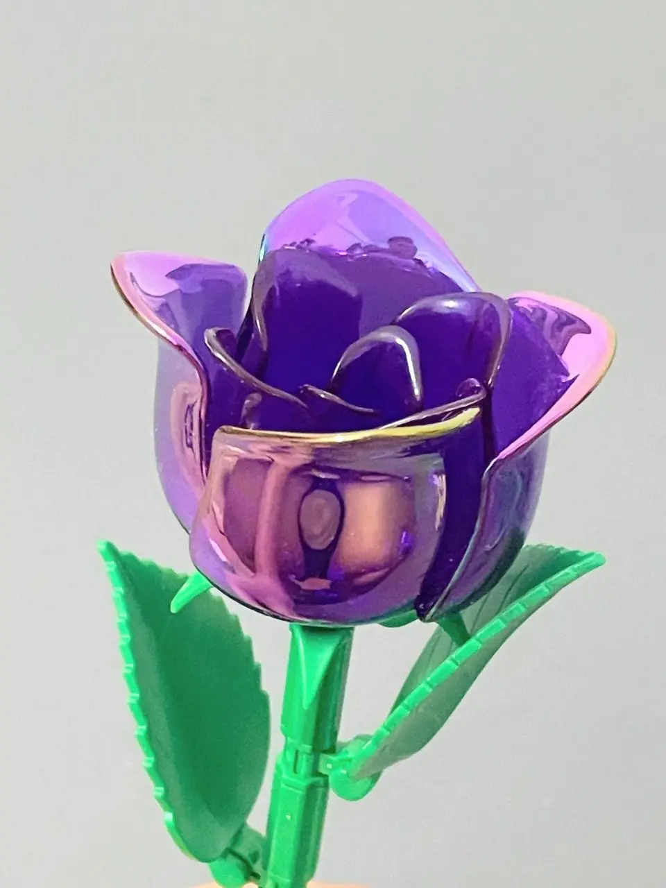 Juego de bloques de construcción de flores rosas para siempre, ramo colorido romántico creativo, juego de ladrillos DIY de amor, juguetes, regalos de Navidad para novia - imagen 3