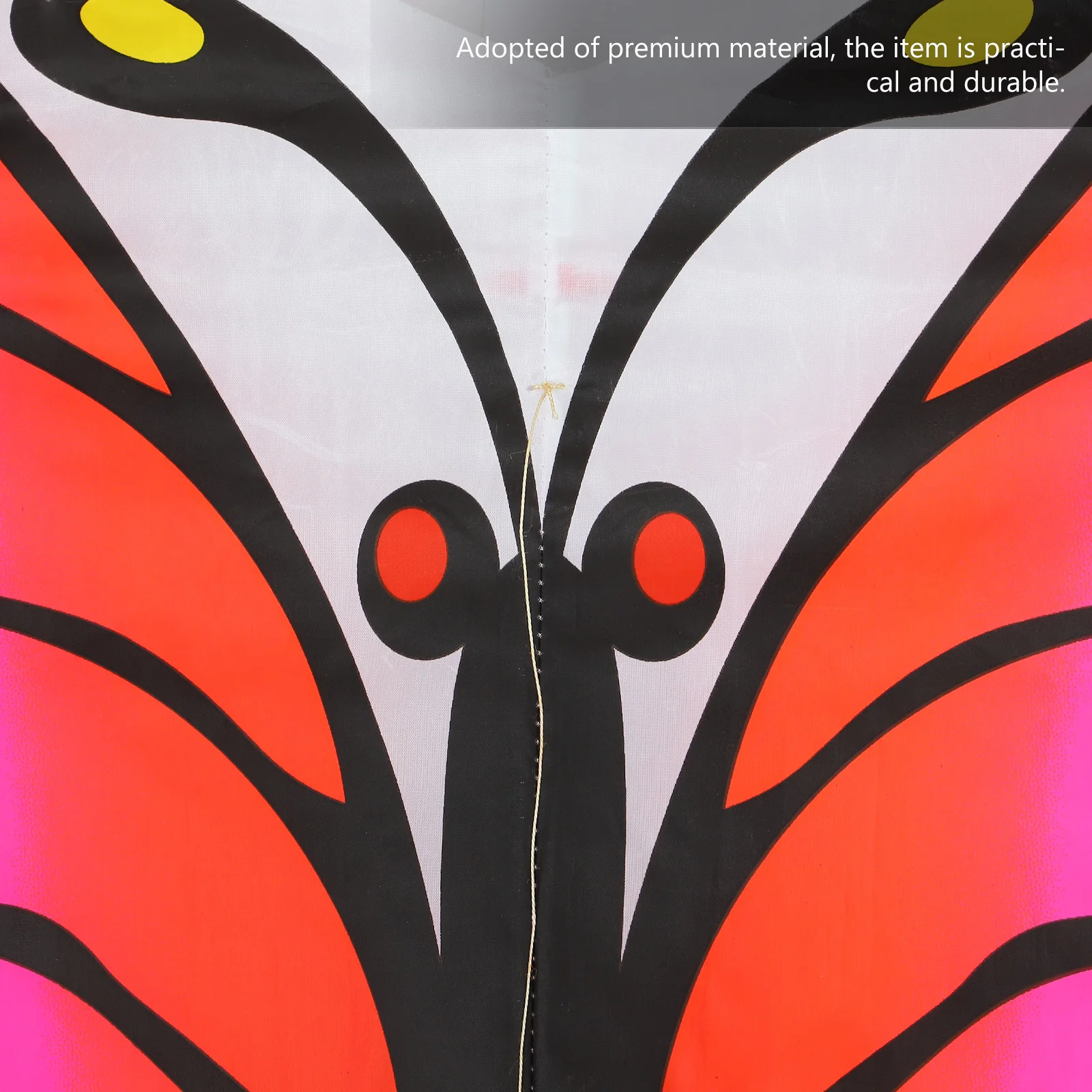 1 Juego de 1 Juego de cometa en forma de triángulo de colores brillantes para niños, peso ligero volador, cable de 30M incluido, cometa de mariposa de dibujos animados para niños - imagen 2