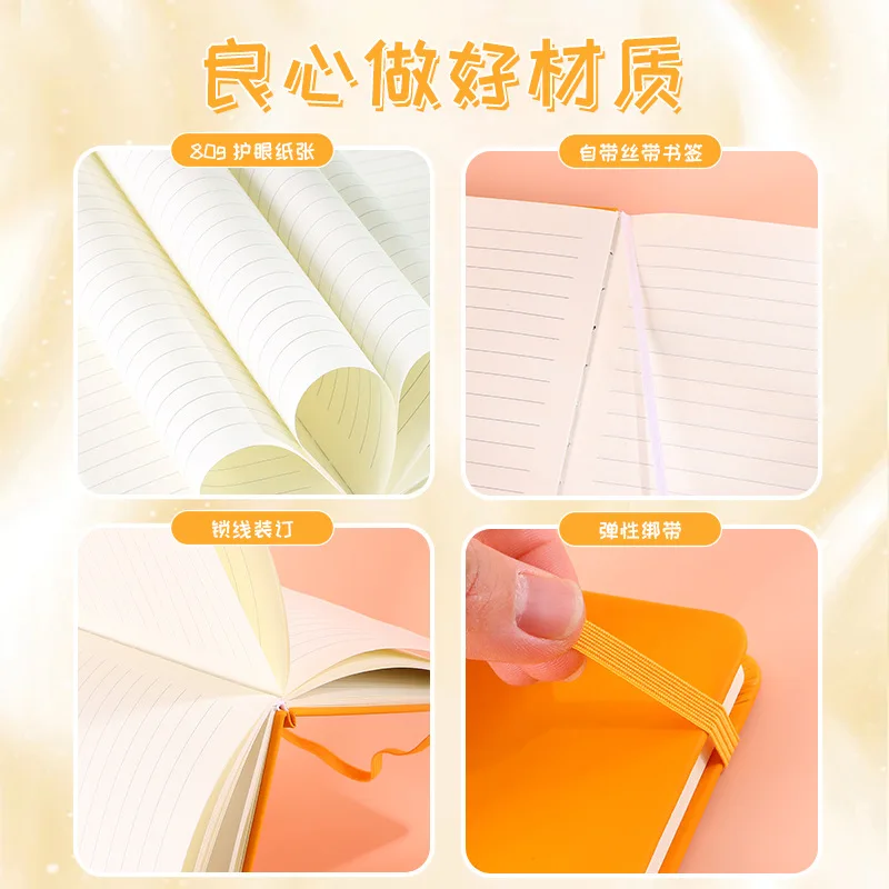 Cuaderno cuero A5 artesanal colorido – Regalo oficina - imagen 3