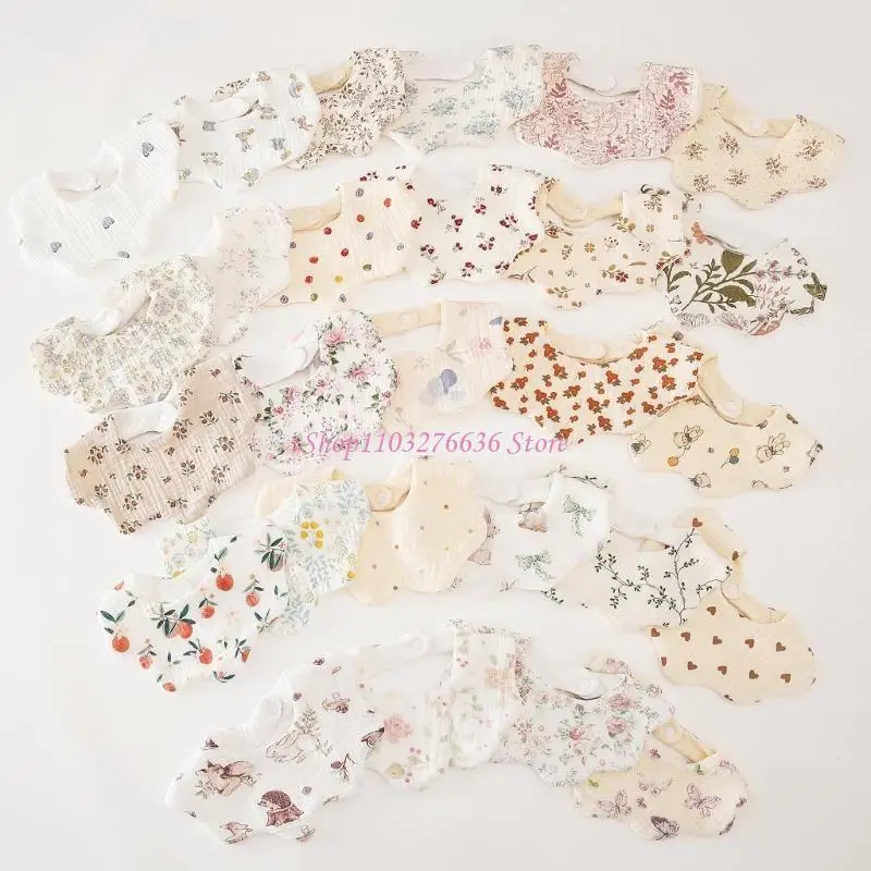 Actualizaciones R6FD Babero Babista Babero unisex Babero Babero 6 capas Recién nacidos - imagen 2