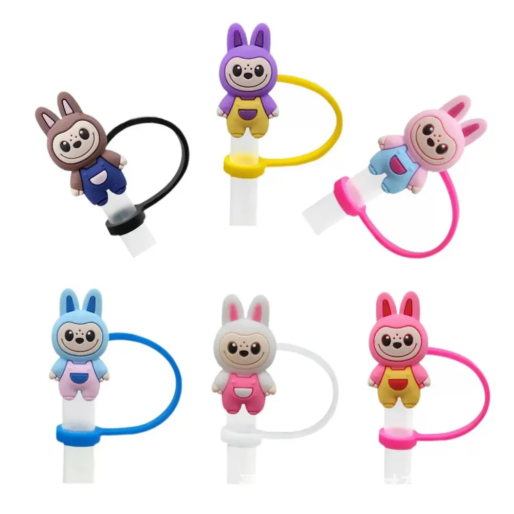 Cubierta de silicona para pajilla con muñeca – Accesorio antigoteo - imagen 4