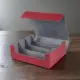 Red Lined In Gray