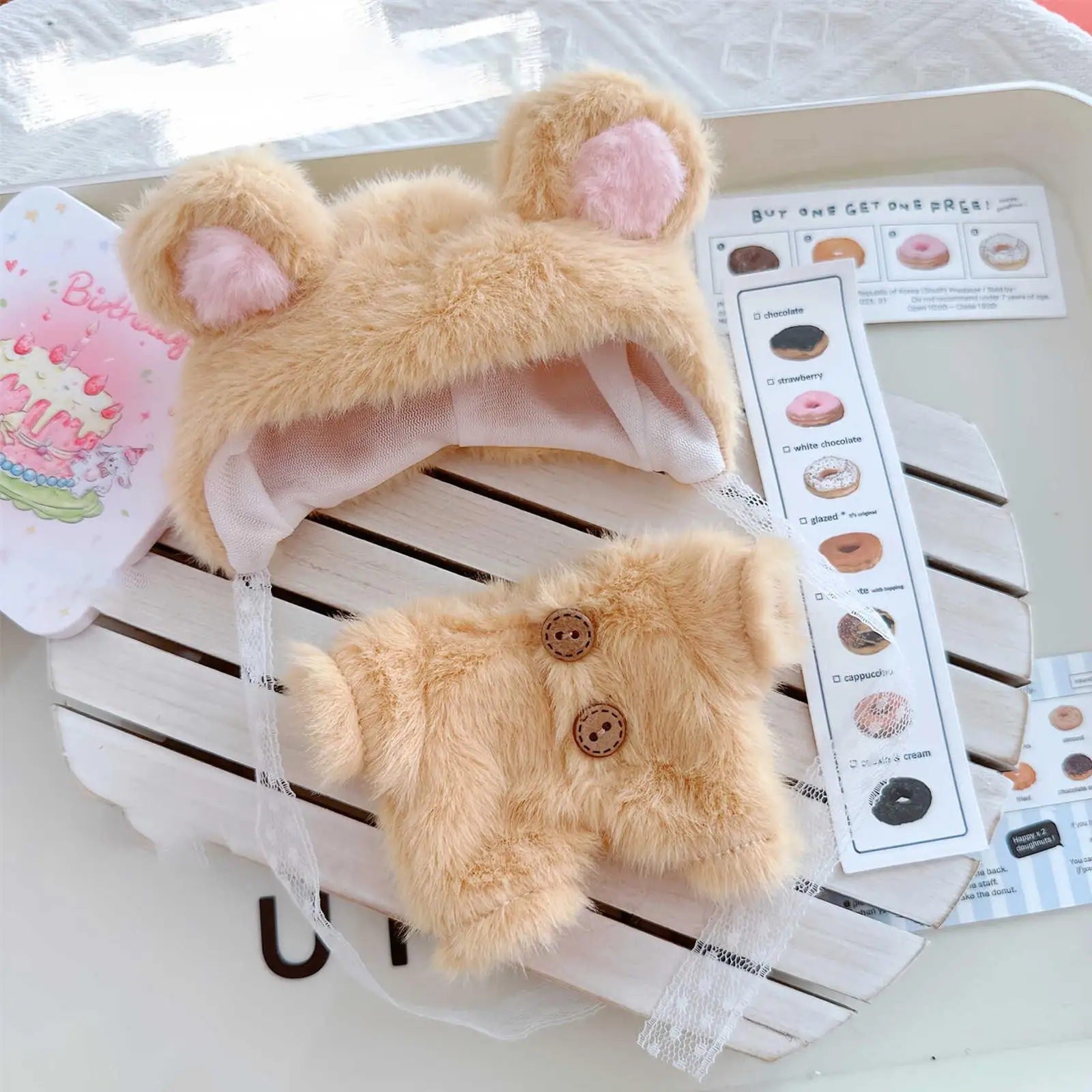 15 cm Doll Clothes Doll Clothing Lovely Pretend Play Kids Gift Cosplay Comfortable Doll Accessories Doll Costume