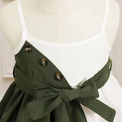 Vestido de tirantes para niña de algodón suave – Verano ligero