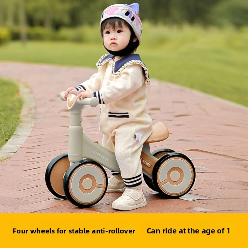 Bicicleta de equilibrio con antivuelco para niños pequeños - imagen 3