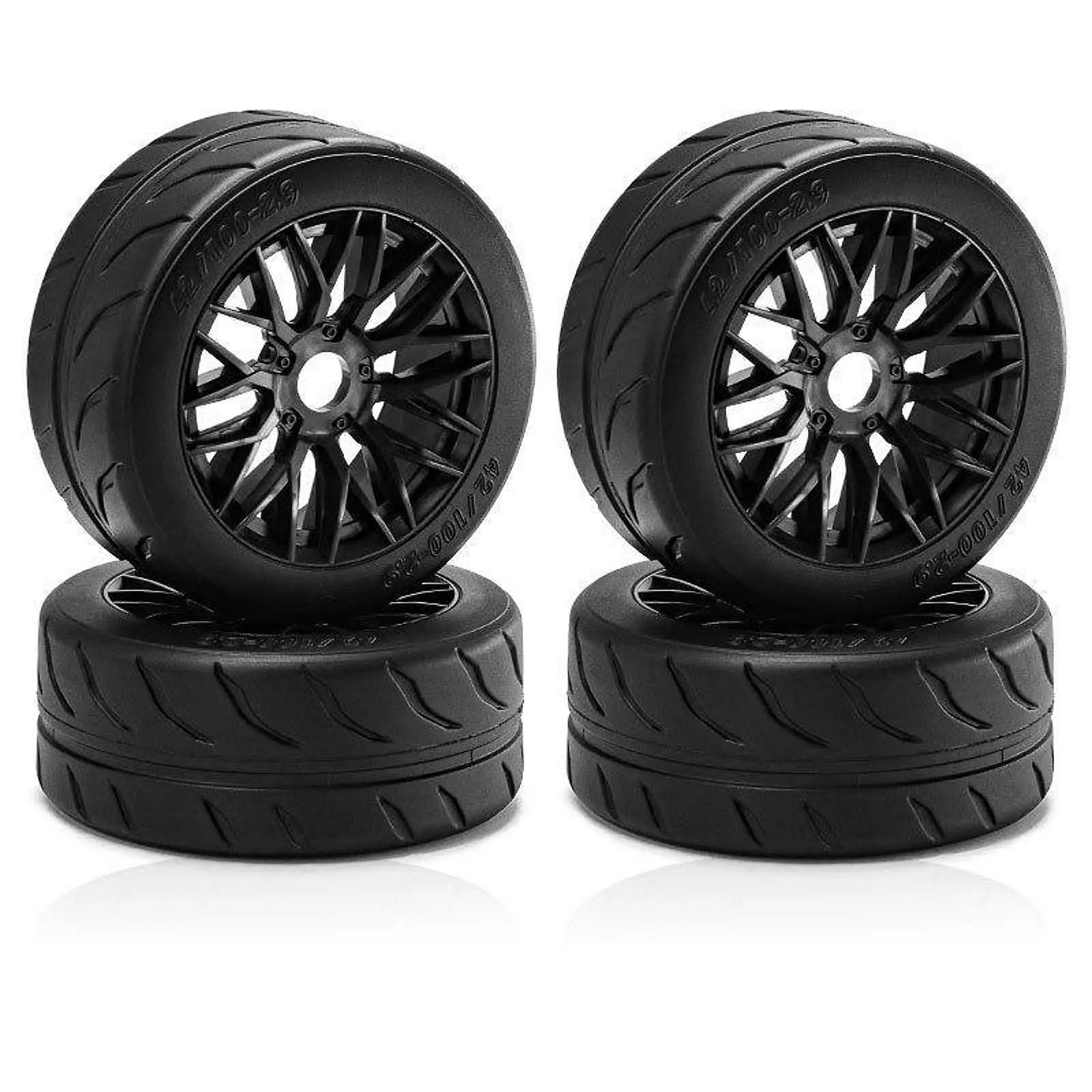 4 Pieces 1:8 Wheels and Tires RC Car Upgrade Part RC Car Accessories 4 Pieces 1:8 Wheels and Tires RC Car Upgrade Part RC Car Accessories