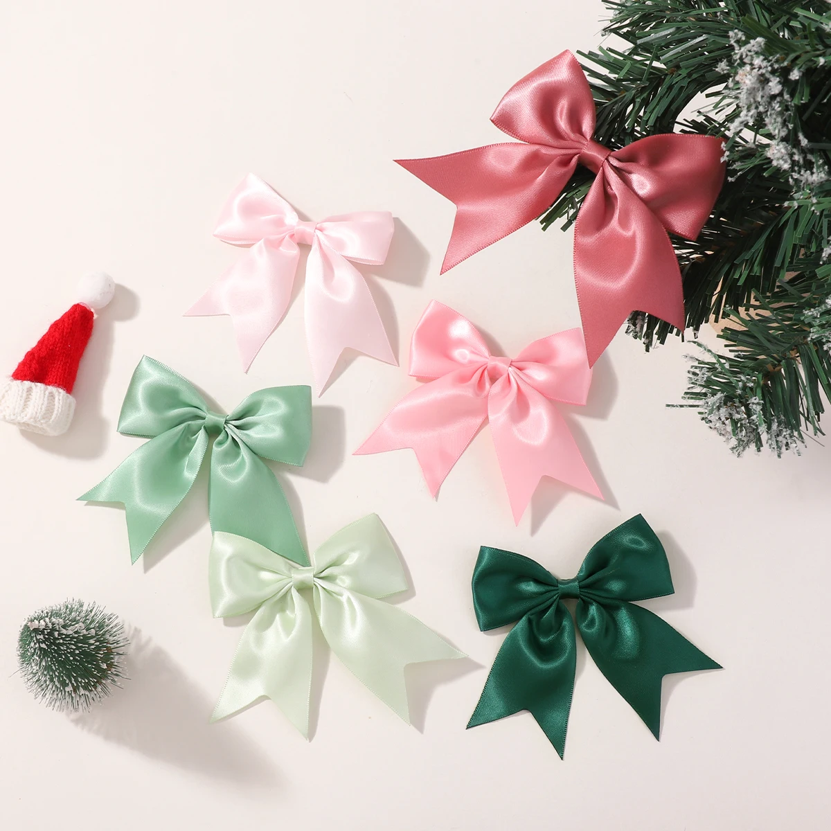 Pinzas y horquillas con lazo de Navidad para niña - imagen 2