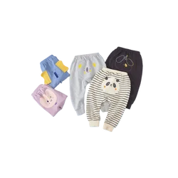 Pantalones elásticos de algodón puro para niño – Transpirables para primavera y otoño
