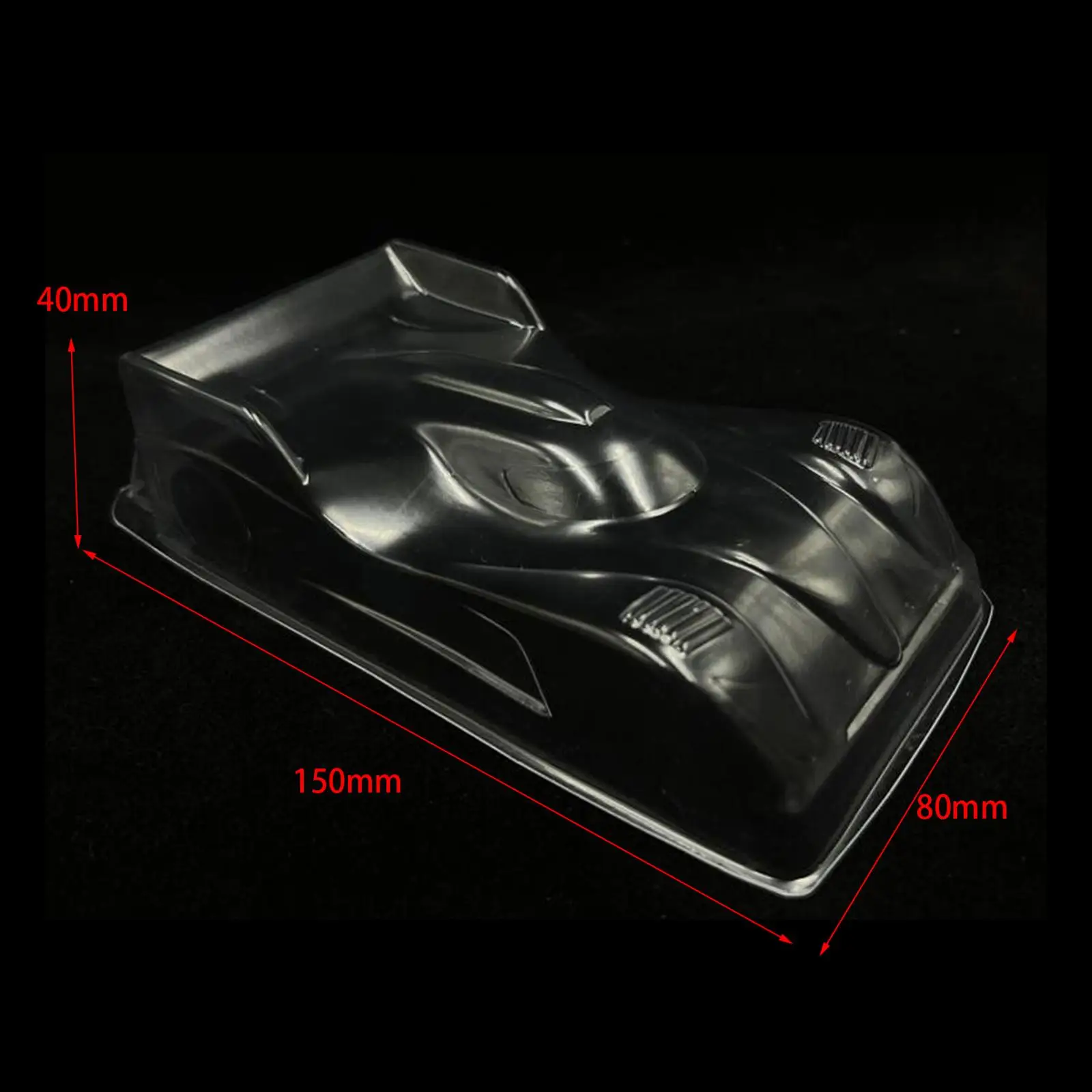 RC Clear Body 98mm Wheelbase Unpainted RC Model Toy Accs RC Car Shell Body for
