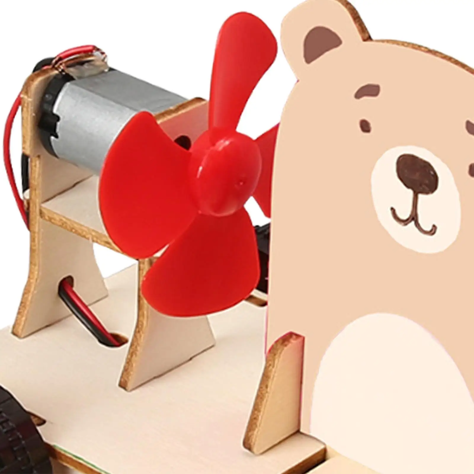 Action and Reaction Forces Car Model DIY Kits 3D Assemble Car Teaching Materials Wood Puzzle Toy Stem Project for Teens Kids