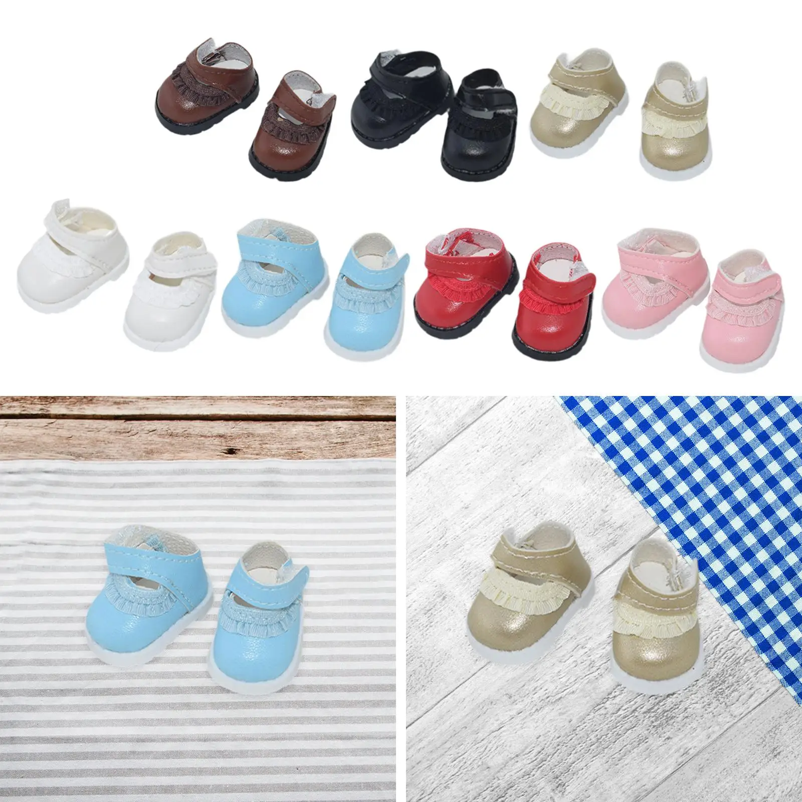 17cm Doll Shoes for Creative Dress Up, Accessories for Girls' 