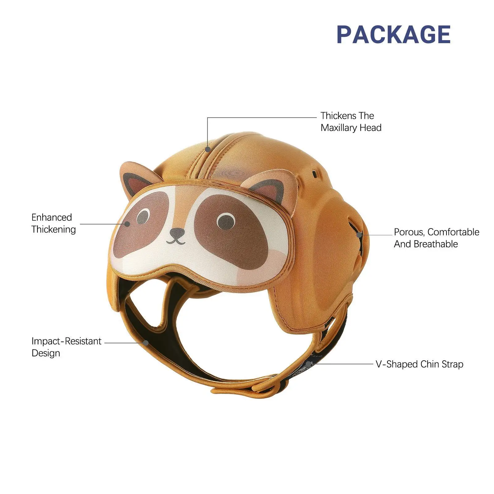 Gorro para casco de bebé, transpirable, suave, cómodo, anticolisión, Protector anticaída, casco infantil para niños y niñas - imagen 5