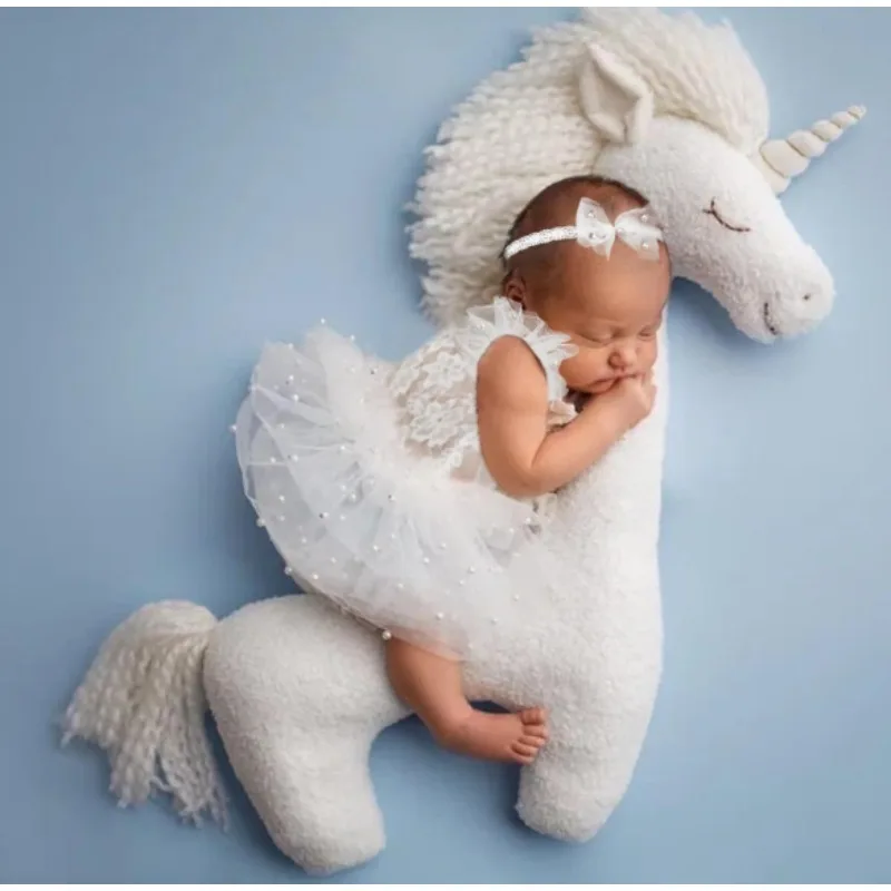 Pelele de encaje para bebé niña - Accesorios sesión fotos newborn