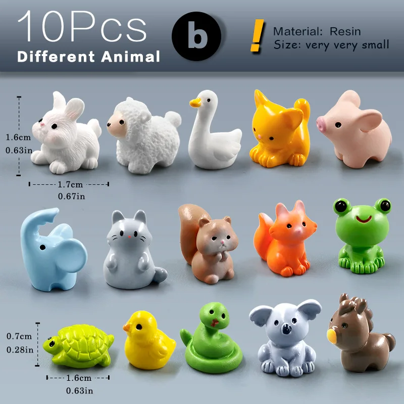 10pc Animal Differen