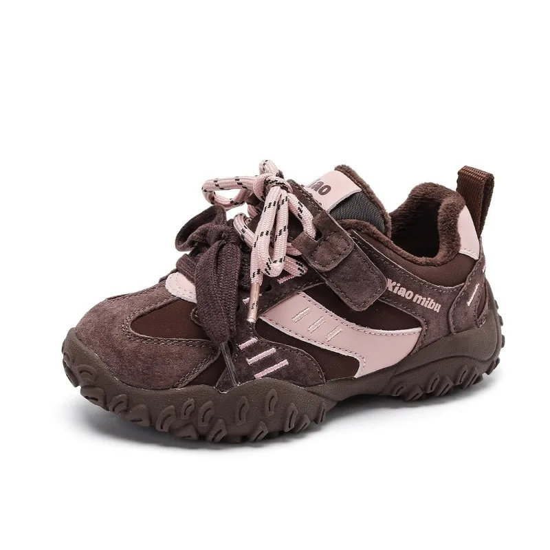 Zapato deportivo para niños, novedad de invierno, zapato sencillo Retro para niños, informal, antideslizante, para hombres y mujeres, zapatos deportivos versátiles a la moda - imagen 4