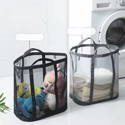Cesta de malla para la colada – Organizador plegable y transpirable