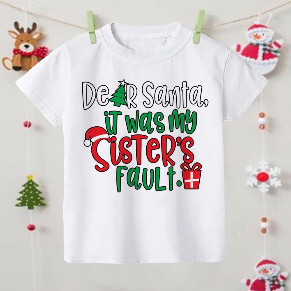 Vista frontal del estampado navideño