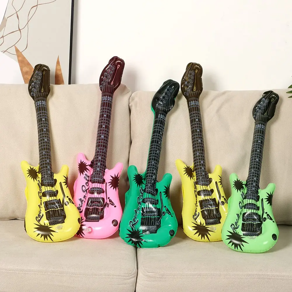 Juego de globos de música de instrumentos inflables, instrumento de simulación, guitarras, saxofones, micrófonos, juguete de fiesta, 15 piezas - imagen 3