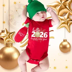 Hello Body de algodón para bebé – Estampado Año Nuevo