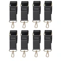 8Pcs Black