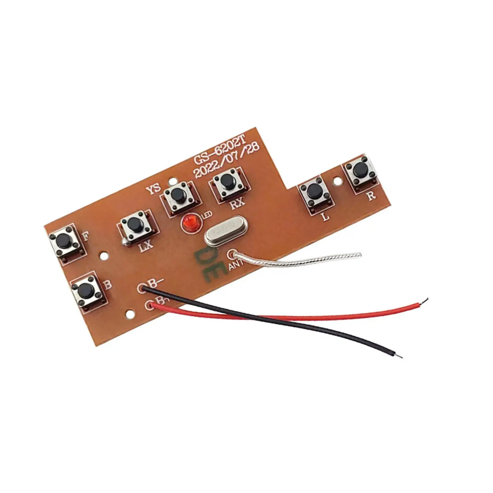 Transmitter Board Receiver Board Set Durable 7CH Accessories Upgrade for Remote Control RC Hobby Car Vehicle Model Replacement