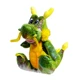 green sitting dragon
