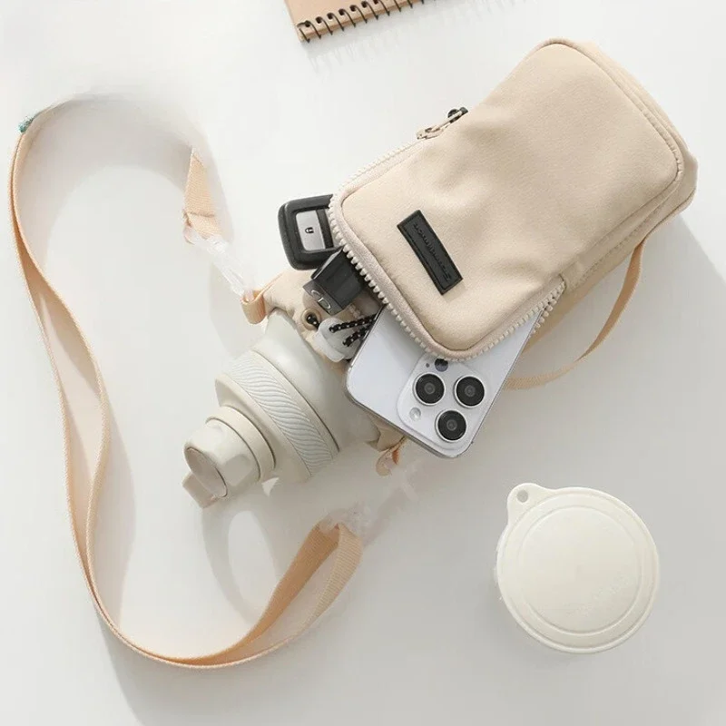 Bolsa de botella de agua portátil de bolsillo para taza de agua Simple de primera calidad, funda protectora Universal para taza de agua para teléfono móvil de viaje - imagen 5
