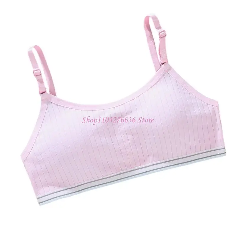 R6FD Camisola Juvenil sujetador sujetador Tubo con almohadilla cofres para niñas 6-12 años - imagen 4