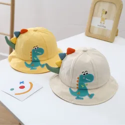 Sombrero de verano con dinosaurio para bebé – Protección UV