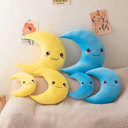 Peluche Luna suave para bebé – Almohada decorativa de regalo