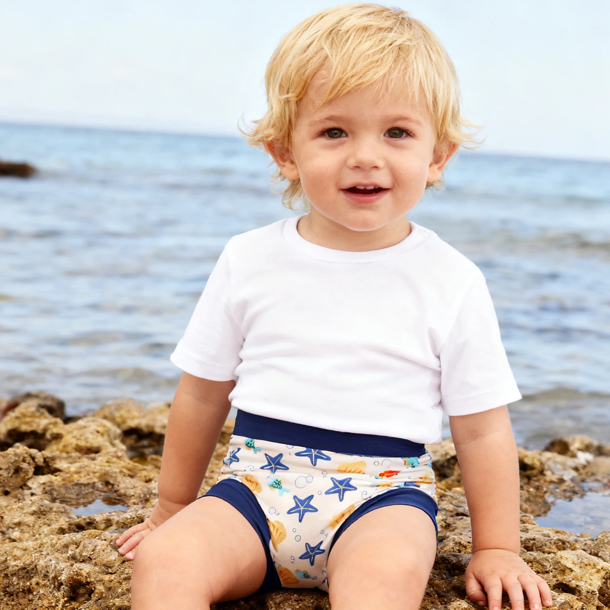 Pañal de natación impermeable para bebé – Niño y niña