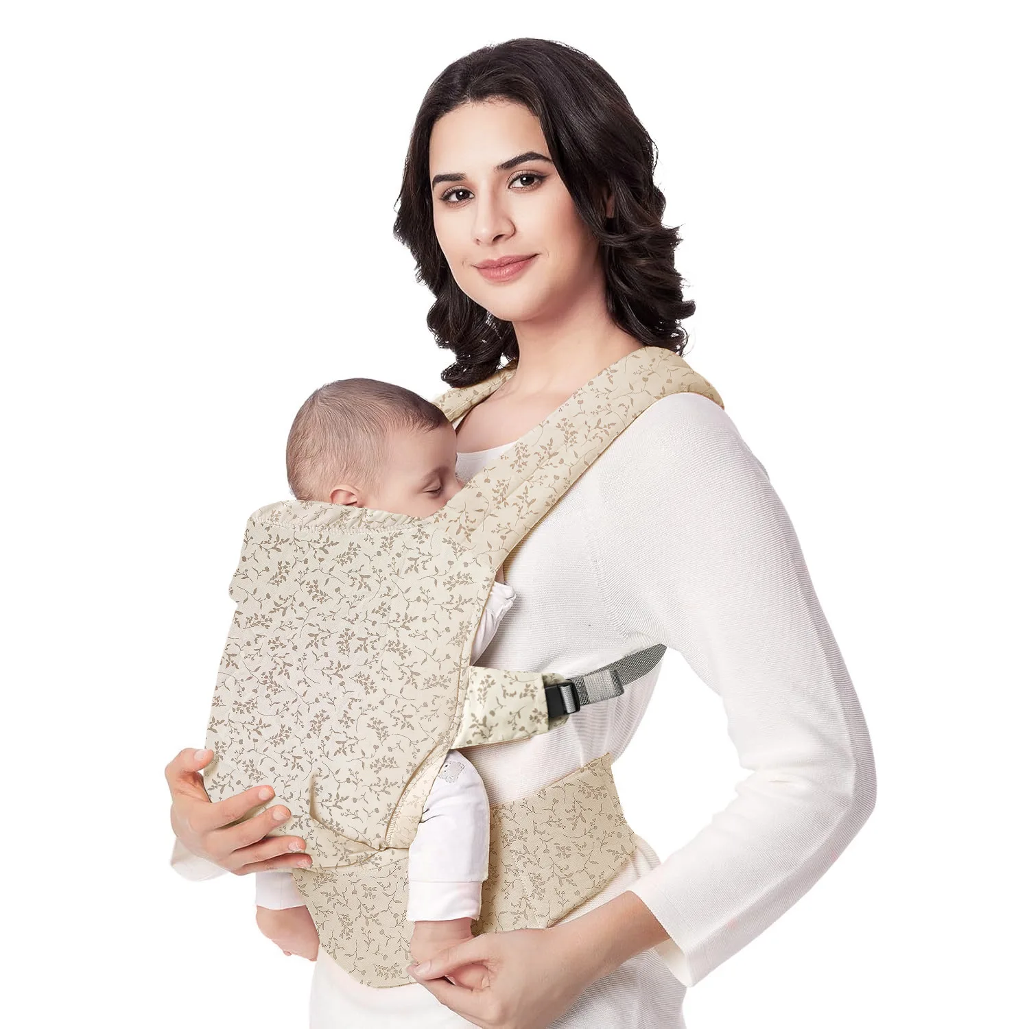 Portabebés mochila con asiento de cadera para recién nacidos - imagen 3
