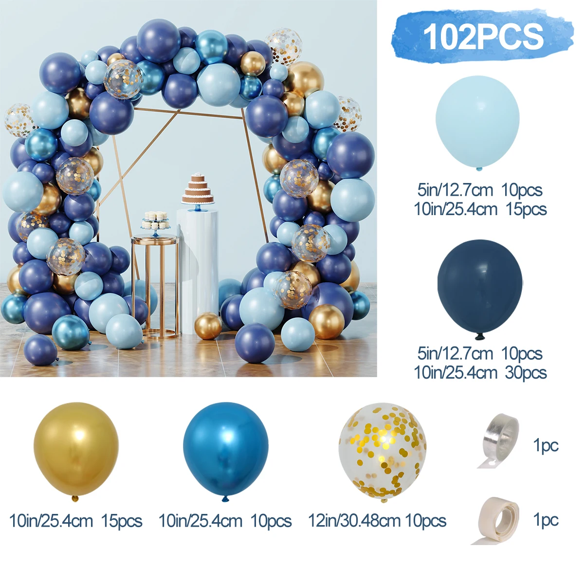 102pcs