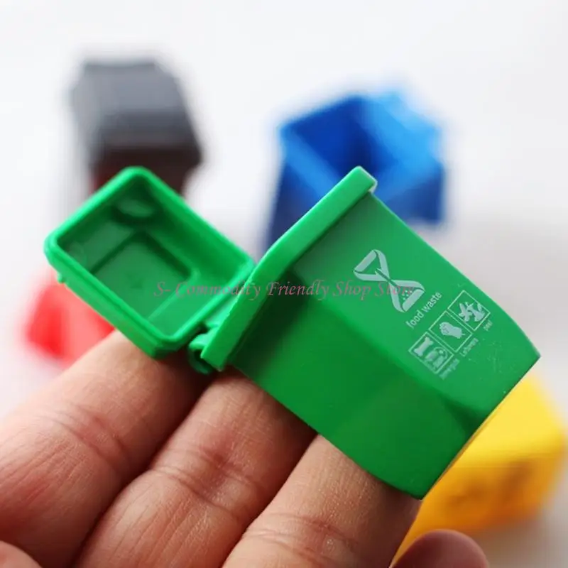 85ae 5pc Bins basura en miniatura para accesorios muebles diseño muebles diseño interiores limpieza - imagen 4