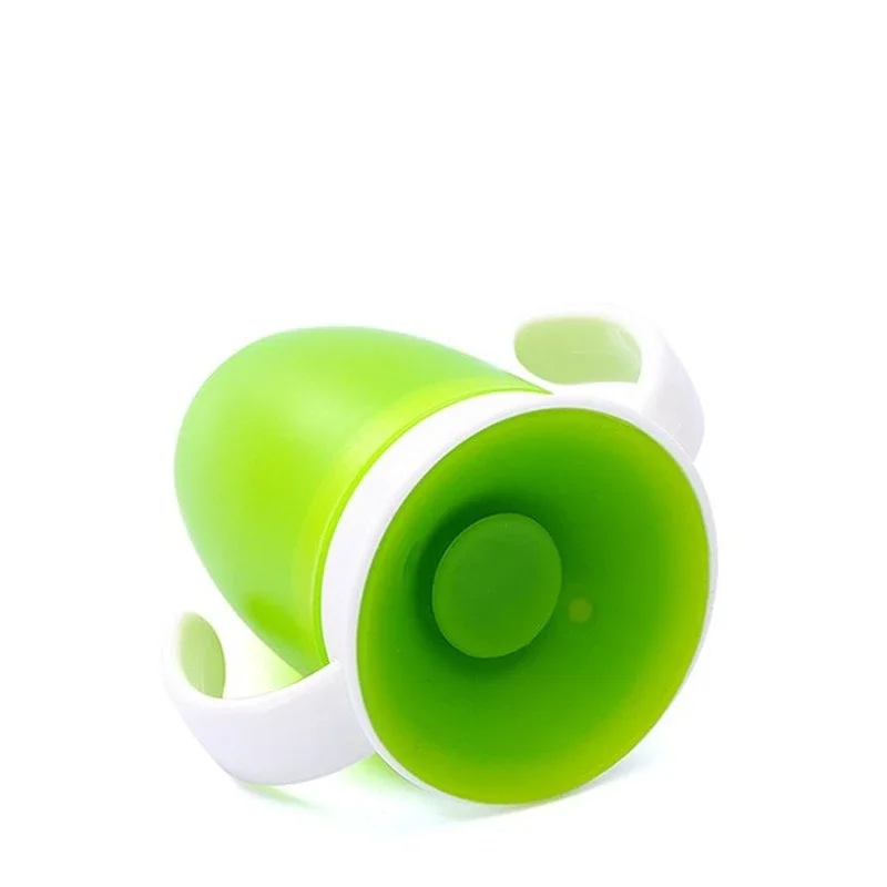 Las tazas para bebés se pueden girar, taza mágica, taza para aprender a beber para bebés, botella de agua a prueba de fugas para niños, Copos de 207ML - imagen 3