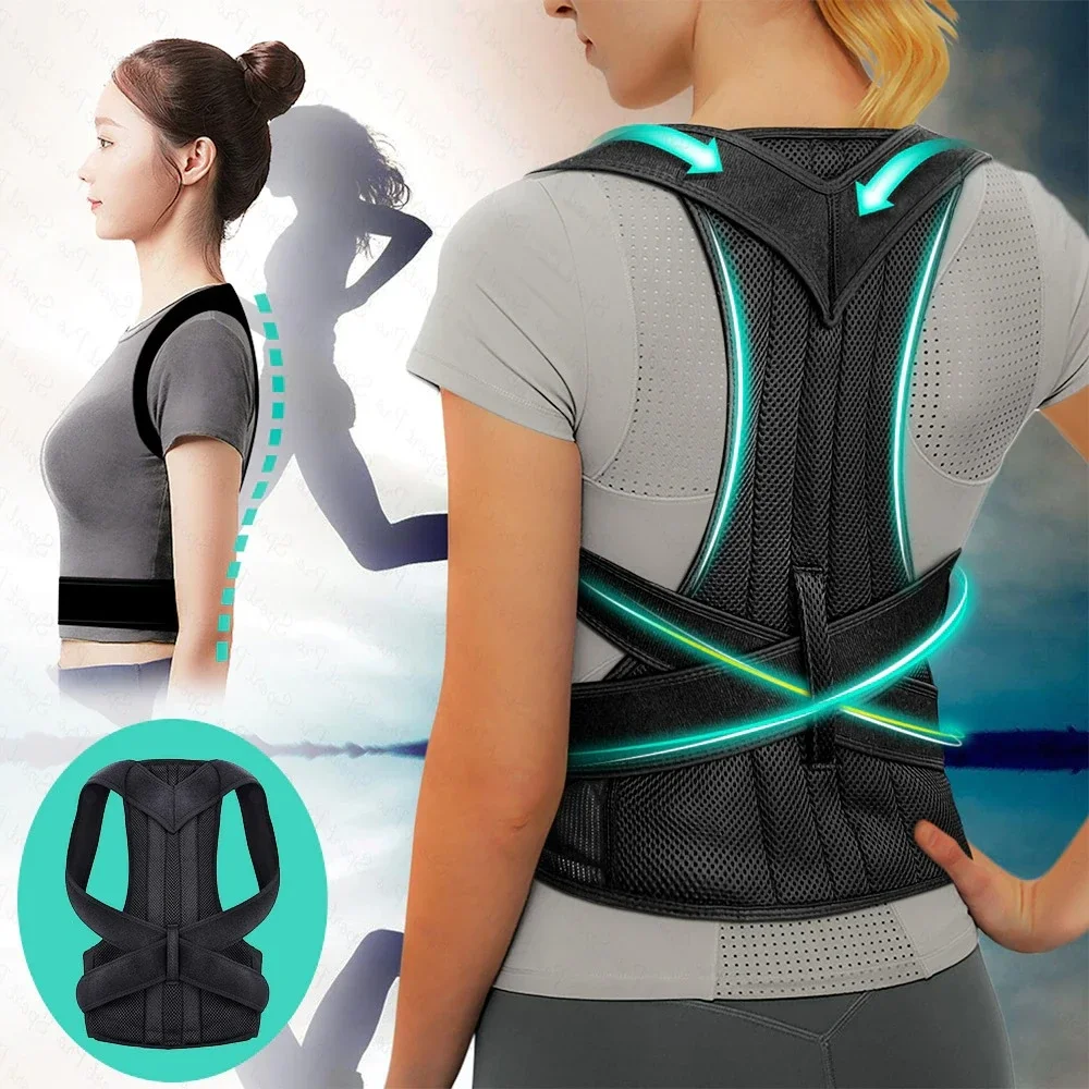 Corrector de postura lumbar infantil con chaleco ajustable - imagen 4