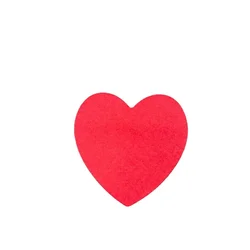Bloc de notas corazón color sólido para estudiantes creativos