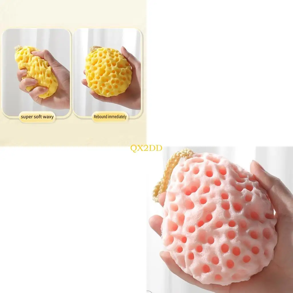 Bola baño bebé higiénico QX2D Diseño secado rápido herramienta exfoliación suave para piel sensible del